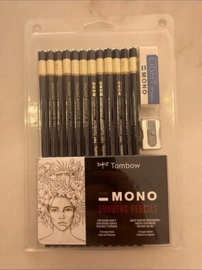 NWT Tombow MONO Drawing Pencil Set